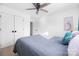 Bright bedroom with double bed and plenty of closet space at 235 Goldenrod Cir, Salisbury, NC 28147