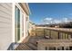 Side deck with door leading into the house at 235 Goldenrod Cir, Salisbury, NC 28147