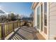 Deck with access to backyard and partial view of the house at 235 Goldenrod Cir, Salisbury, NC 28147