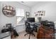 Convenient home office with built-in desk and window views at 235 Goldenrod Cir, Salisbury, NC 28147