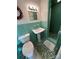 Charming bathroom with a pedestal sink and shower at 319 N Peterson St, Stanley, NC 28164
