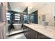 Spa-like main bathroom with a soaking tub and walk-in shower at 416 Wesley Heights Way, Charlotte, NC 28208