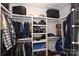 Large walk-in closet with ample shelving and hanging space at 416 Wesley Heights Way, Charlotte, NC 28208