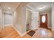 Bright entryway with hardwood floors and staircase at 4193 Walker Rd, Rock Hill, SC 29730