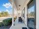 Front porch with two wicker chairs and view of street at 490 Melvista Ave, Rock Hill, SC 29732
