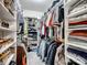 Spacious walk-in closet with custom shelving, ample storage, and organized layout at 490 Melvista Ave, Rock Hill, SC 29732