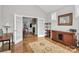 Open office with French doors leading to another room and hardwood floors at 535 Chalmers Row, Rock Hill, SC 29732