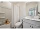 Clean bathroom with bathtub and shower at 330 Simeon Dr, Charlotte, NC 28208