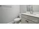 Clean bathroom with toilet, sink, and shower at 330 Simeon Dr, Charlotte, NC 28208