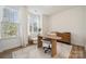 Home office with window seat and built-in desk at 330 Simeon Dr, Charlotte, NC 28208