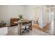 Home office with desk and adjacent bathroom at 330 Simeon Dr, Charlotte, NC 28208