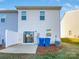 Small patio area with space for outdoor furniture and trash cans at 3922 Townes Blvd, Terrell, NC 28682