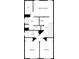Second floor plan featuring primary bedroom, two additional bedrooms, and two bathrooms at 3922 Townes Blvd, Terrell, NC 28682