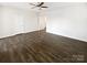 Spacious living room with hardwood floors and ceiling fan at 3922 Townes Blvd, Terrell, NC 28682