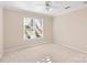 Bright bedroom with double window and ceiling fan at 430 43Rd Nw Ave, Hickory, NC 28601