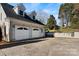 Two-car garage with large concrete driveway at 430 43Rd Nw Ave, Hickory, NC 28601