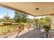 Relaxing covered porch with scenic views of the surrounding landscape at 795 French Belk Rd, Mt Ulla, NC 28125