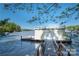 Private boathouse with sun deck and a long dock on a calm lake; a perfect waterfront retreat at 990 19Th Nw Ave, Hickory, NC 28601