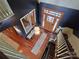 Stunning foyer with hardwood floors, elegant lighting, and a beautiful staircase leading to the upper level at 990 19Th Nw Ave, Hickory, NC 28601