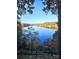 Picturesque lake view surrounded by vibrant fall foliage, with a private dock for serene waterfront enjoyment at 990 19Th Nw Ave, Hickory, NC 28601