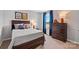 Bedroom with a full-size bed, dresser, and basketball decor at 1024 20Th Avenue Se Way, Hickory, NC 28602