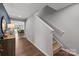 Bright entryway with hardwood floors and staircase leading to the second floor at 1024 20Th Avenue Se Way, Hickory, NC 28602