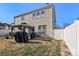 Backyard with gazebo, patio, and grill at 112 Artisan Ct, Mooresville, NC 28117