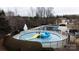 Community pool with water features and surrounding area at 112 Artisan Ct, Mooresville, NC 28117