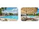 Community swimming pool with lounge chairs and umbrellas at 112 Artisan Ct, Mooresville, NC 28117
