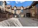 Private courtyard with double garages and string lights at 4707 Sugar And Wine Rd, Monroe, NC 28110