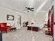 Secondary bedroom with sitting area and ensuite bath at 7029 Overjoyed Xing, Charlotte, NC 28215