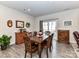 Bright dining area with sliding door access to backyard at 8825 Chapel Grove Crossing Dr, Huntersville, NC 28078