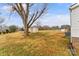 Large backyard with shed and open space at 980 Bear Poplar Rd, Cleveland, NC 27013