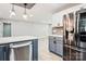 Stainless steel appliances and a modern island highlight this stylish kitchen at 1105 Stanback Rd, Chester, SC 29706