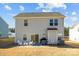 Private backyard with patio and grilling area at 11058 Argosy Dr, Lancaster, SC 29720
