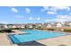 Community pool with spacious deck and surrounding homes at 11058 Argosy Dr, Lancaster, SC 29720