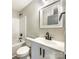 Clean bathroom with white vanity and black fixtures at 1324 Crawford Rd # 6, Rock Hill, SC 29730