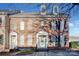 Two-story brick townhouse with a charming front entrance at 156 Singleton Rd, Mooresville, NC 28117