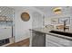 Kitchen island with granite countertop and built-in dishwasher at 156 Singleton Rd, Mooresville, NC 28117