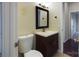 Clean bathroom with toilet, sink, and vanity at 1903 46Th Avenue Ne Dr, Hickory, NC 28601