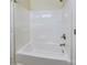 White bathtub and shower combo at 1903 46Th Avenue Ne Dr, Hickory, NC 28601