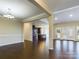 Spacious dining room with hardwood floors and kitchen view at 1903 46Th Avenue Ne Dr, Hickory, NC 28601