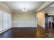 Bright dining room features hardwood floors and wainscoting at 1903 46Th Avenue Ne Dr, Hickory, NC 28601