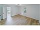 Bedroom with light wood floors and access to a sunroom at 2085 Faith Rd, Salisbury, NC 28146