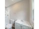 Clean bathroom with a shower/tub combo and vanity at 2500 S Ridge Ave, Kannapolis, NC 28083