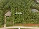 Aerial view of a wooded 1.107 acre lot surrounded by mature trees and beautiful homes at 5053 Townsend Rd, Lancaster, SC 29720