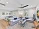 Game room with ping pong table and comfortable seating at 5053 Townsend Rd, Lancaster, SC 29720