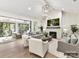 Spacious Gathering room with fireplace, comfortable seating, and access to outdoor patio at 5053 Townsend Rd, Lancaster, SC 29720