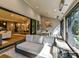 Screened porch with view into the home's interior and comfortable seating at 5053 Townsend Rd, Lancaster, SC 29720
