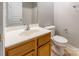 Clean bathroom with vanity, toilet and shower at 842 Wilcrest Ct, York, SC 29745